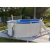 Ovalni montažni bazen GRE - set (dubina 1.32m)